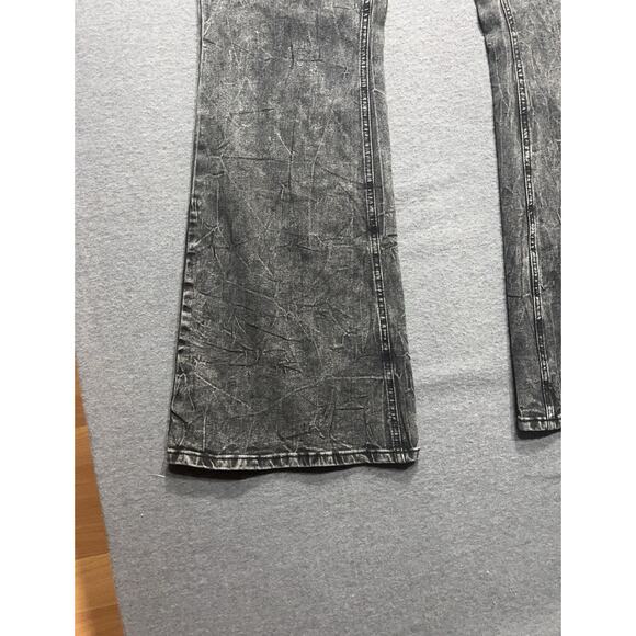 Fashion Nova Forever Stretch Low Rise Flare Jeans Grey Womens Size 16 - Picture 6 of 14